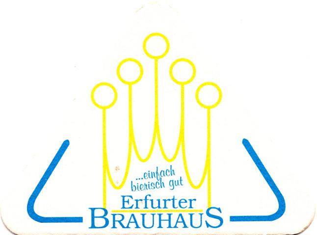 erfurt ef-th brauhaus 3eck 1a (225-einfach bierisch-blaugelb)